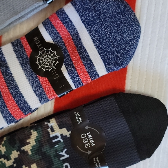 3 Pairs PKWY by Dwyane Wade Classic Crew Socks - Picture 4 of 5
